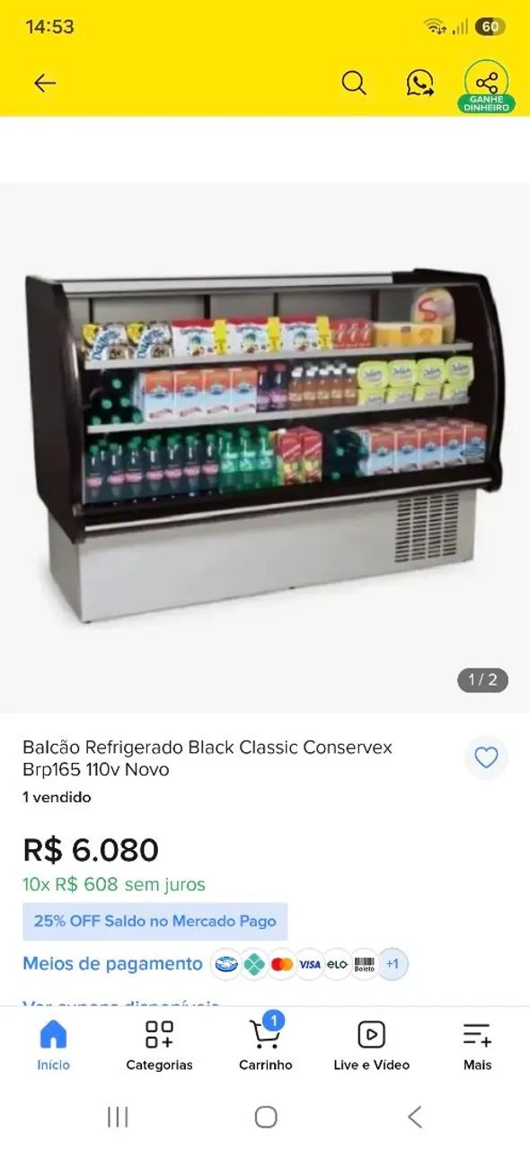 Balcão Refrigerado Black Classic Conservex  - Foto 3