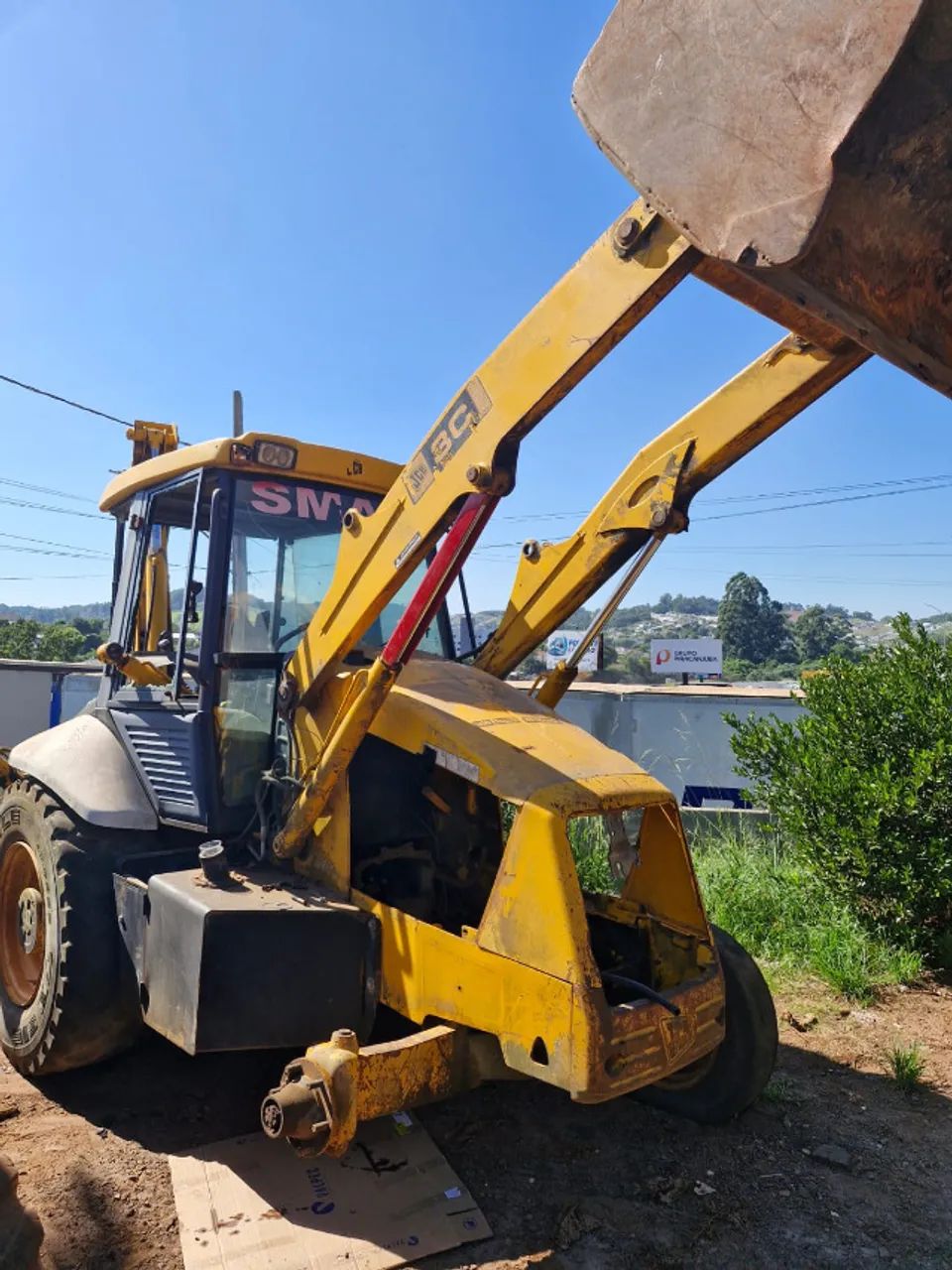 Retroescavadeira JCB 3c ano 2007 tração 4x2 sem motor  - Foto 4