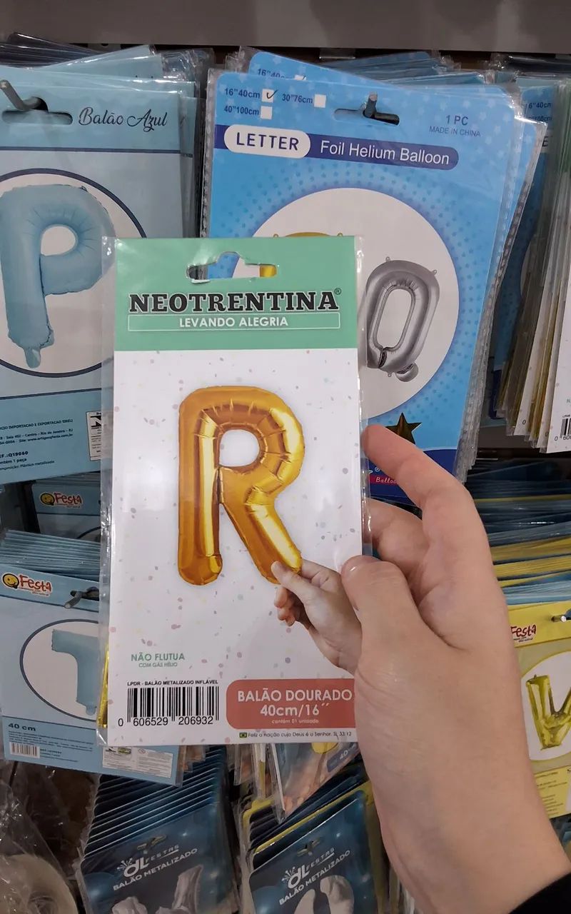 Balão de letras - Foto 2
