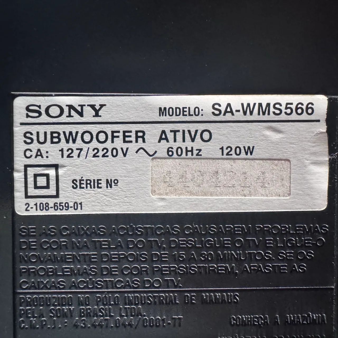 Subwoofer Sony - Foto 2