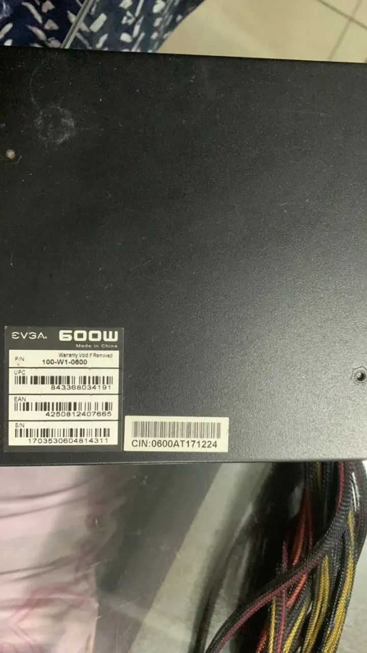 Fonte 500W 80 Plus EVGA - Foto 3