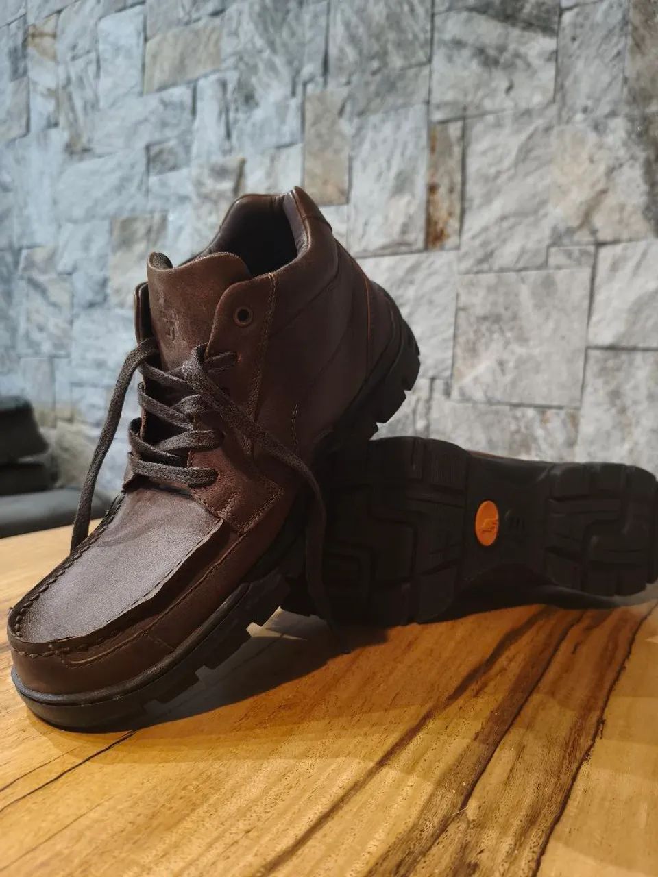 Bota de couro sidewalk 42 - Foto 2