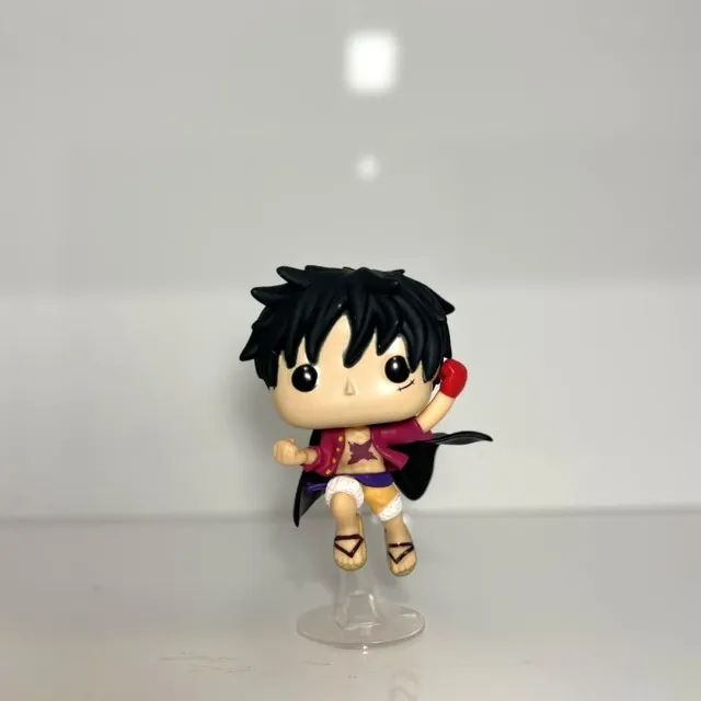 Boneco Luffy One Piece Colecionável com Base - Mini Figure Anime - Foto 2