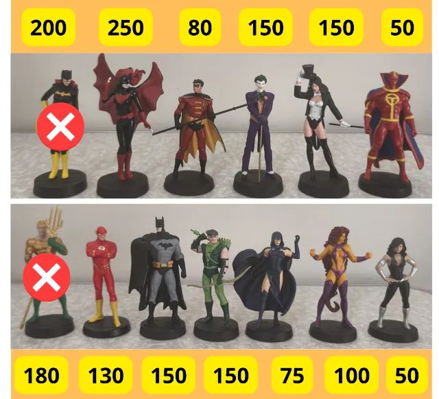Mega Coleção Miniaturas Eaglemoss Marvel e DC + Fascículo - Lote ou separadas