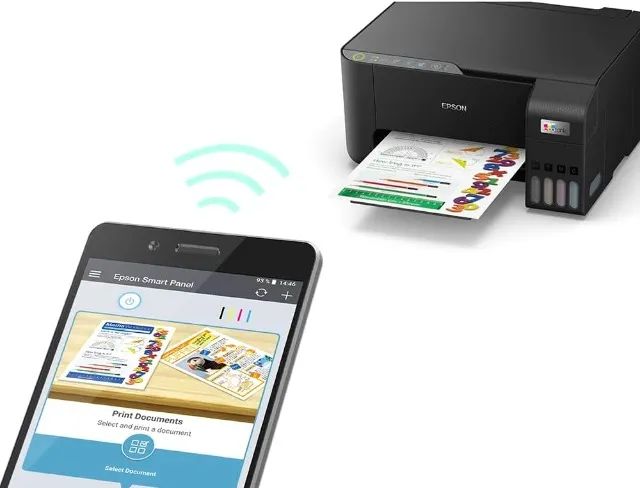 Impressora Multifuncional Epson Ecotank L3250 Wireless - Nova e Lacrada - Foto 5