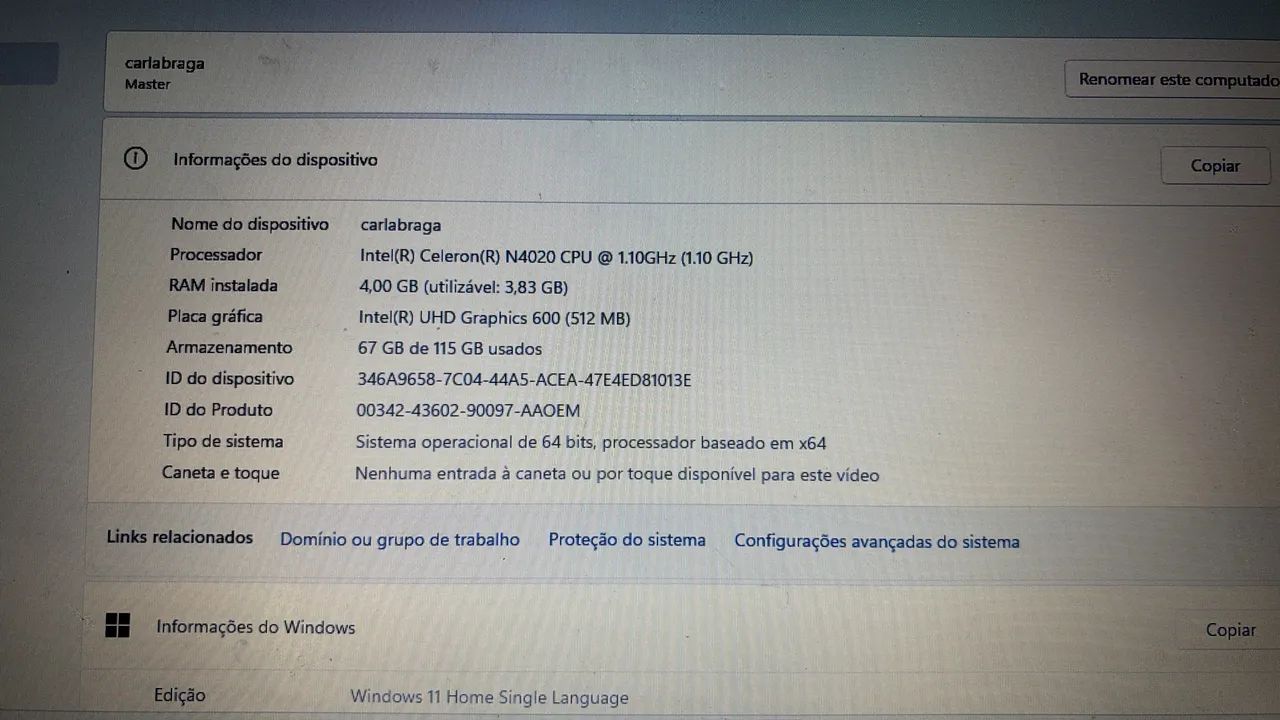 Notebook semi novo  - Foto 4