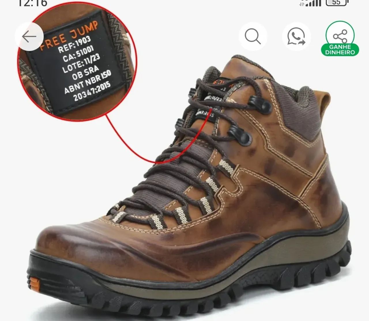 Bota de segurança!  - Foto 3
