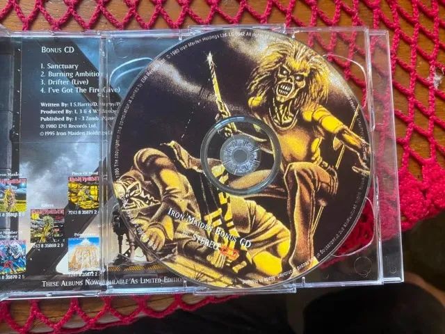 CD Iron Maiden Duplo Europeu 1995 - Foto 3