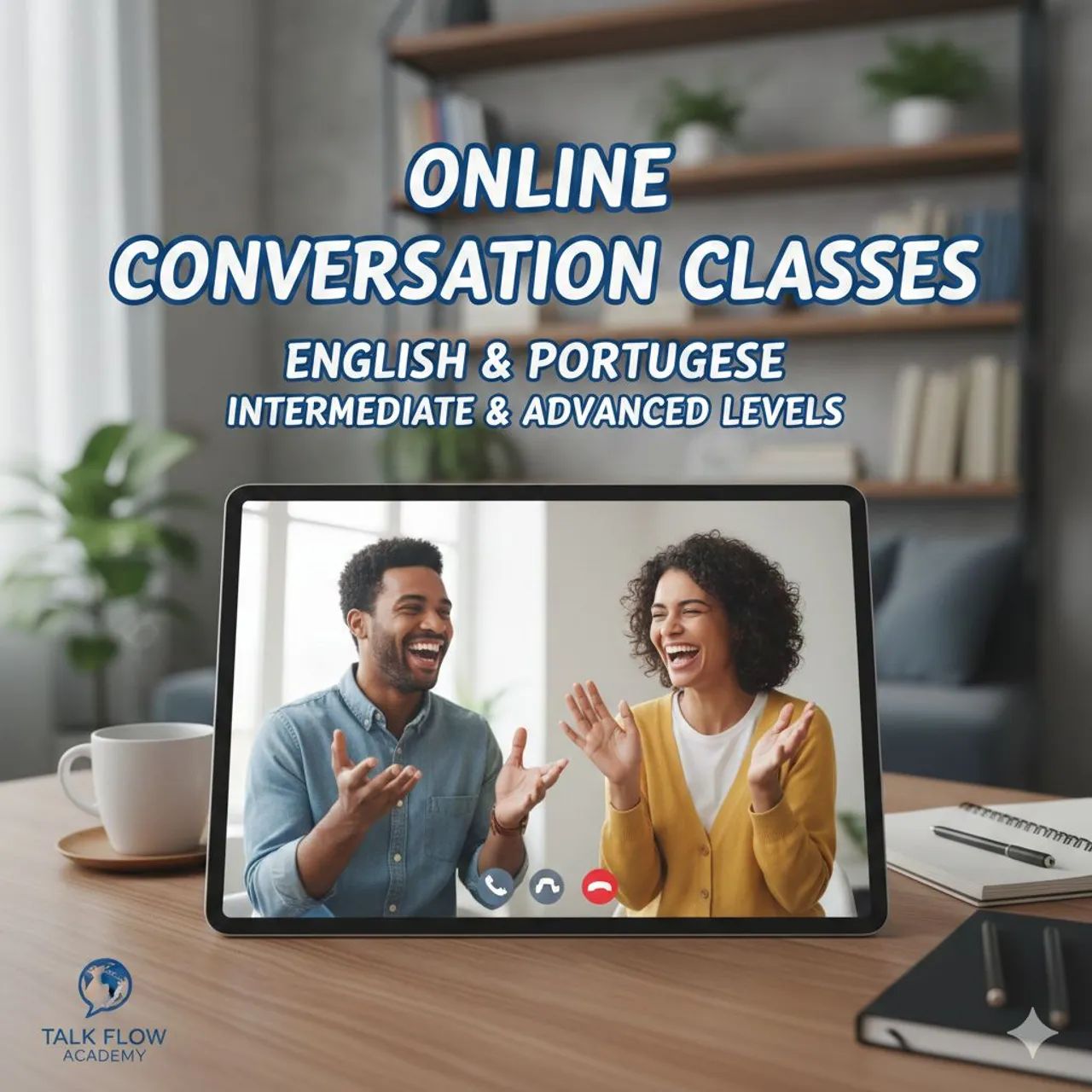 Aulas particulares de inglês - conversação 