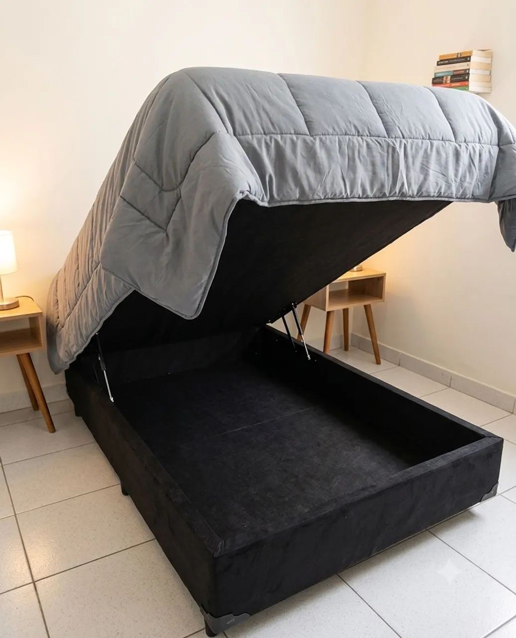 Cama box baú com colchão de molas ensacadas - URGENTE  - Foto 2
