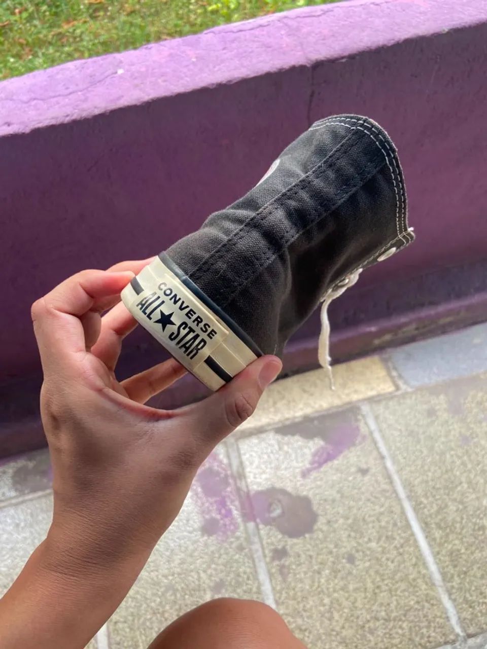 Converse All Star preto Nº 36 - Foto 4
