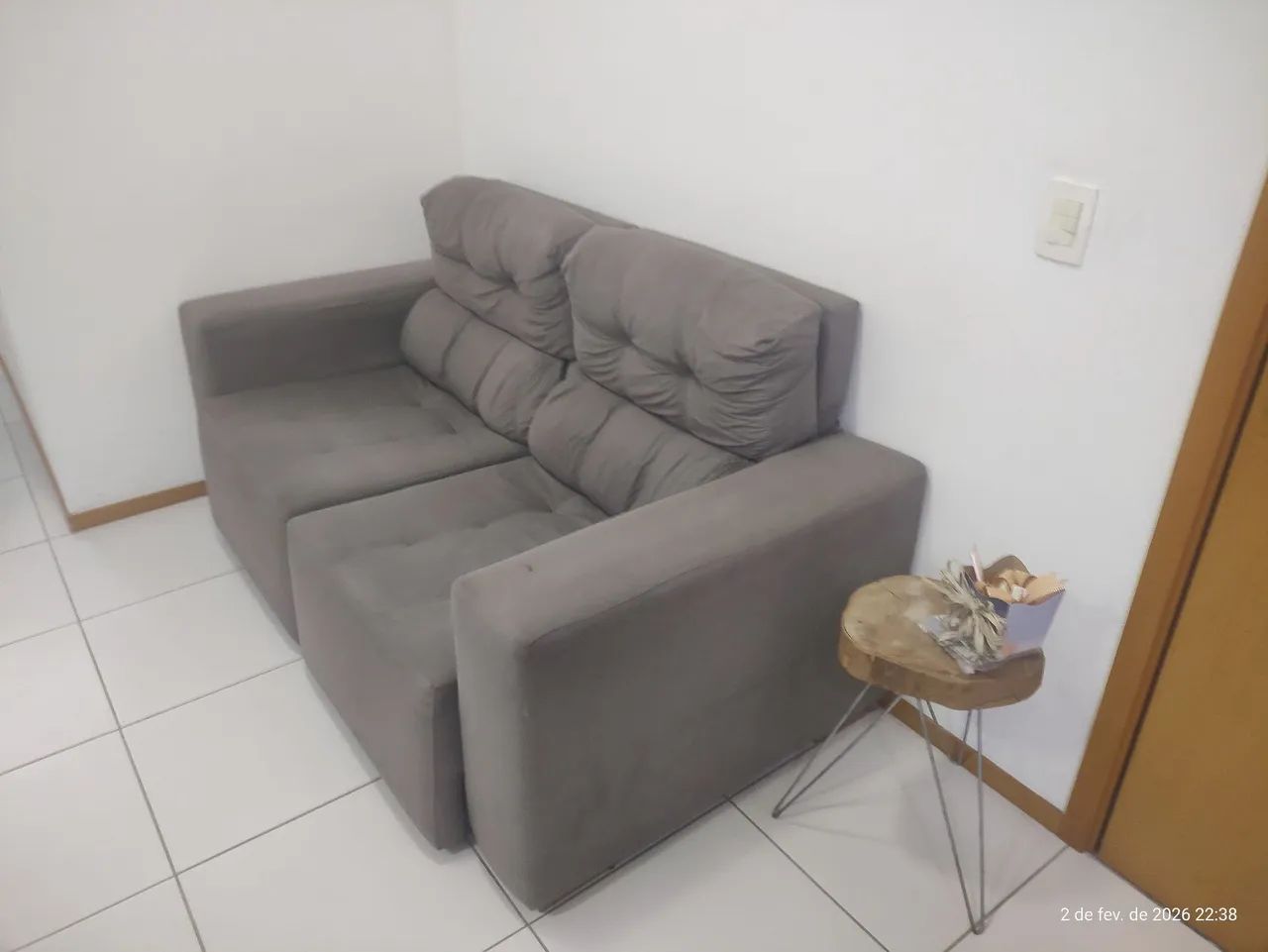 Sofá  retrátil e reclinável 