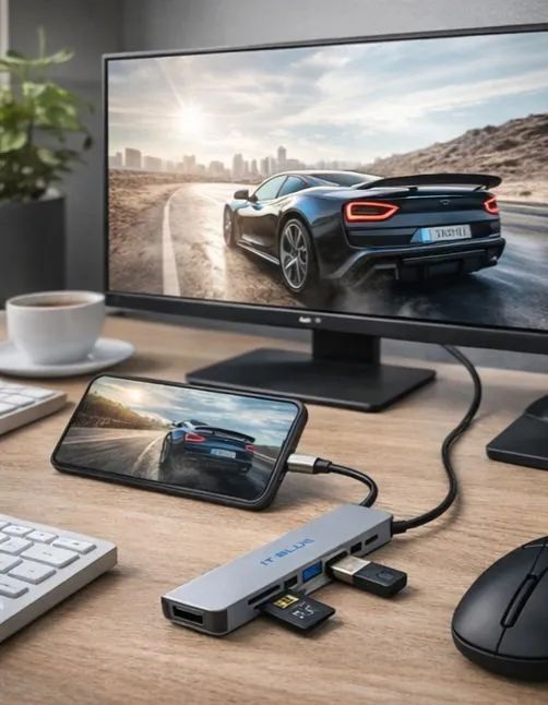 Adaptador 7em 1 IT-BLUE LE-4150