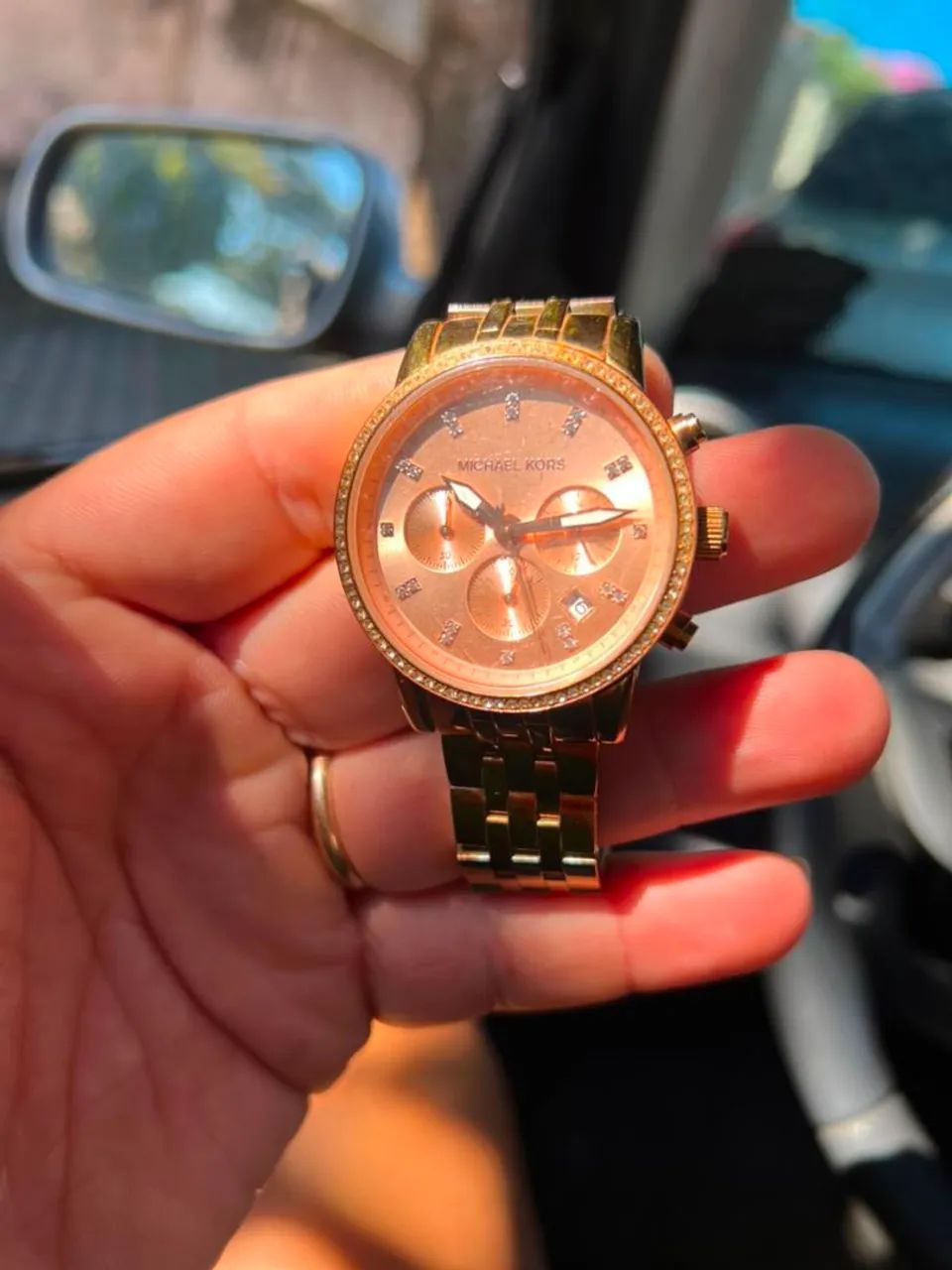 Relógio Michael kors ritz rose gold ( Modelo MK6077