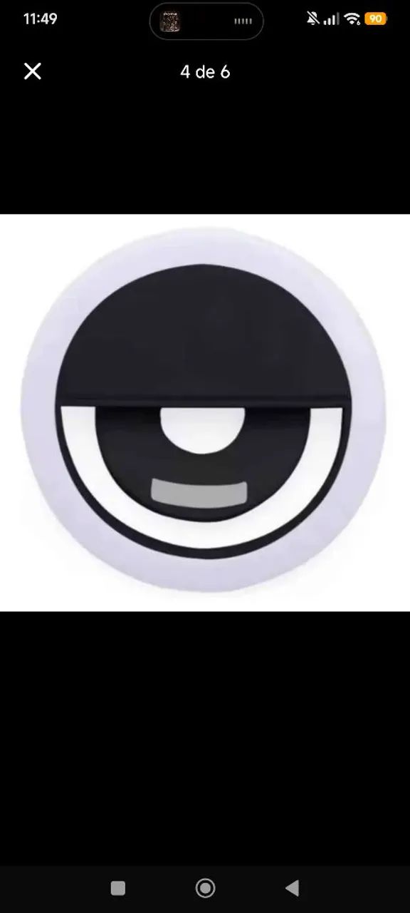Anel de Luz LED Ring Light para Celular - Novo | 3 Níveis de Iluminação - Foto 4