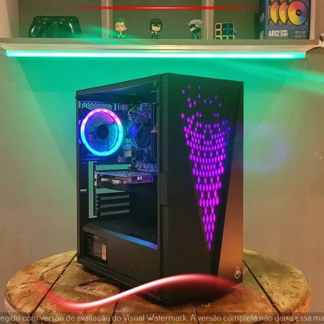 Setup Gamer i3 7100, RX 550 2GB, 12GB RAM, SSD 240GB, Gabinete Mancer - Foto 4