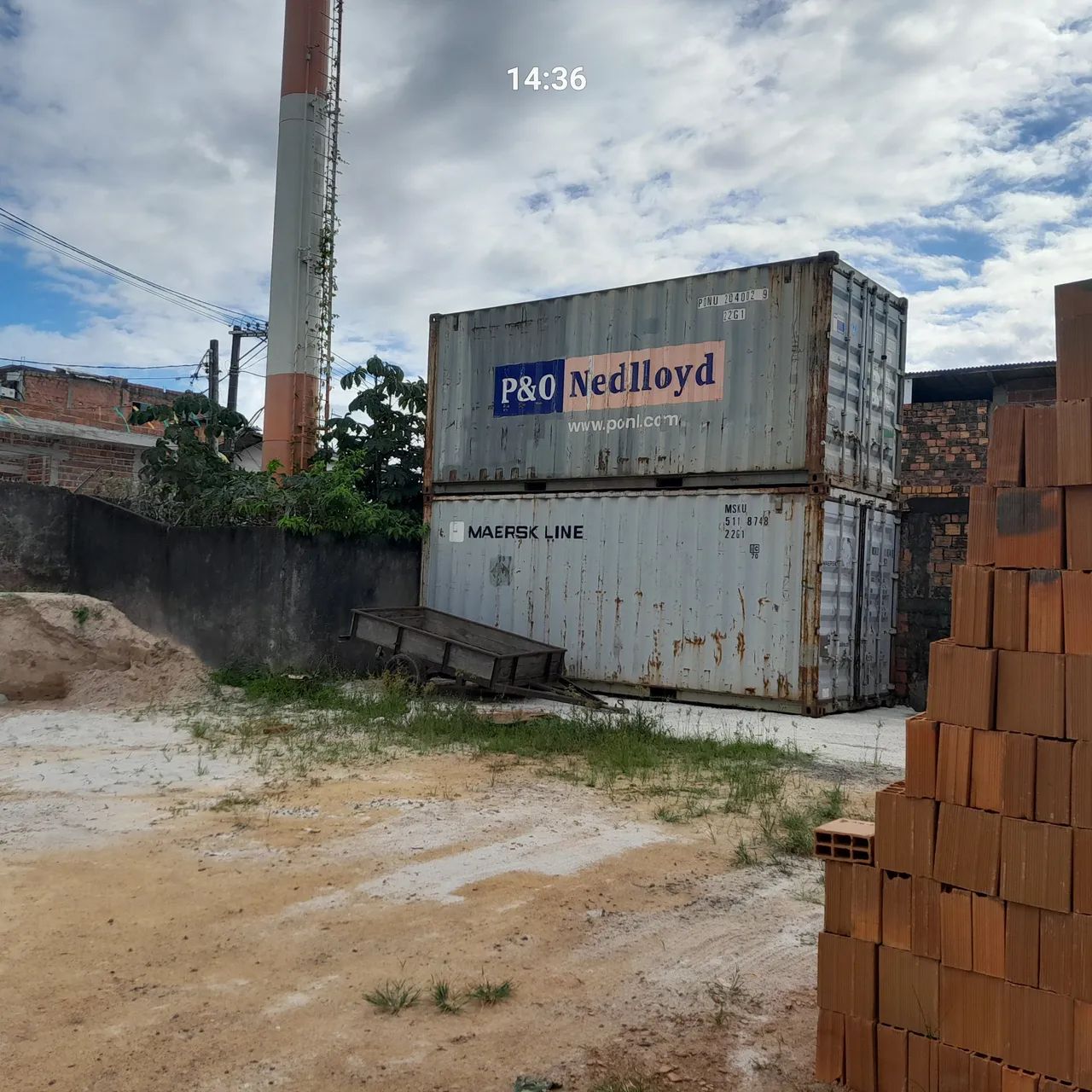 Container de 20. 6 mts