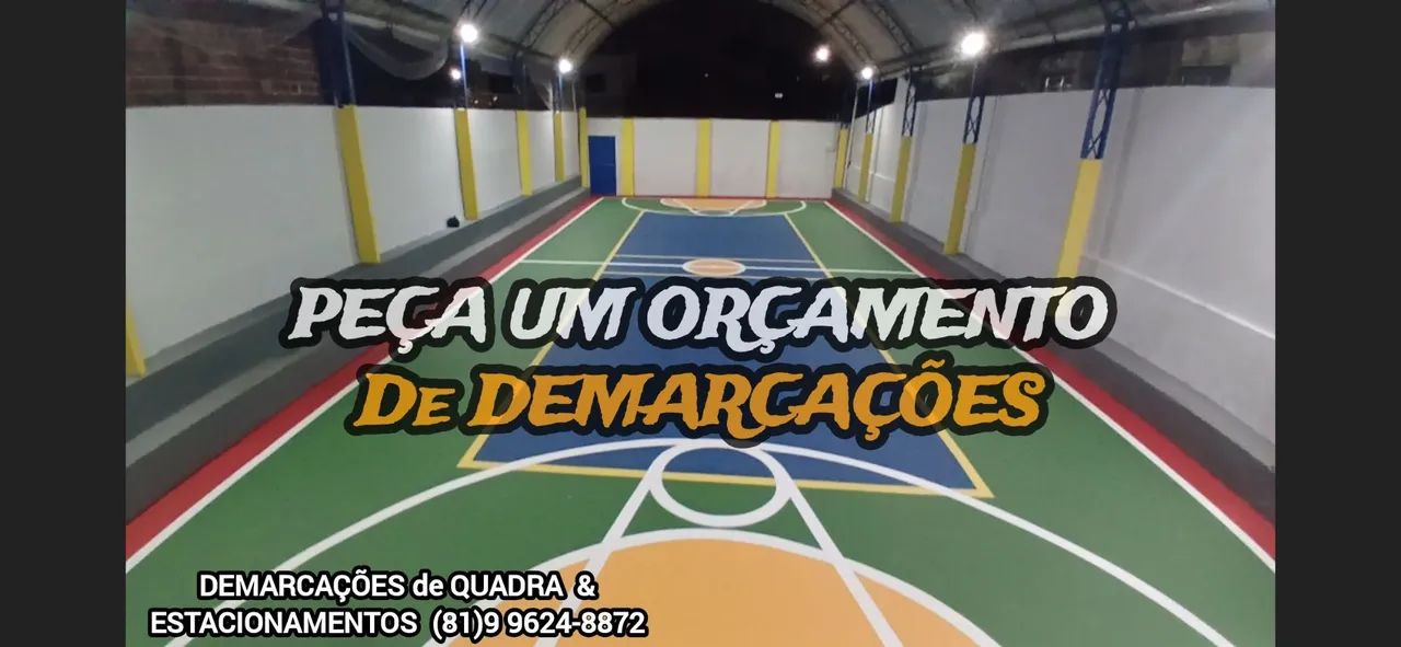 Demarcações de quadra e Estacionamento  - Foto 5