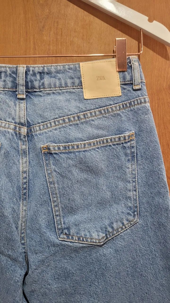 Calça jeans zara 40 - Foto 4