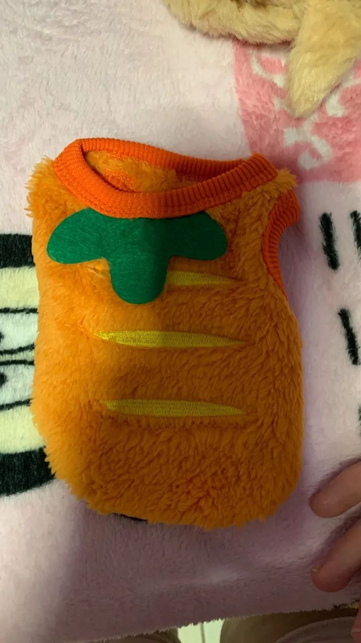 Roupa Fofa de Inverno para Cachorro e Gato - Tam XXS - NOVA