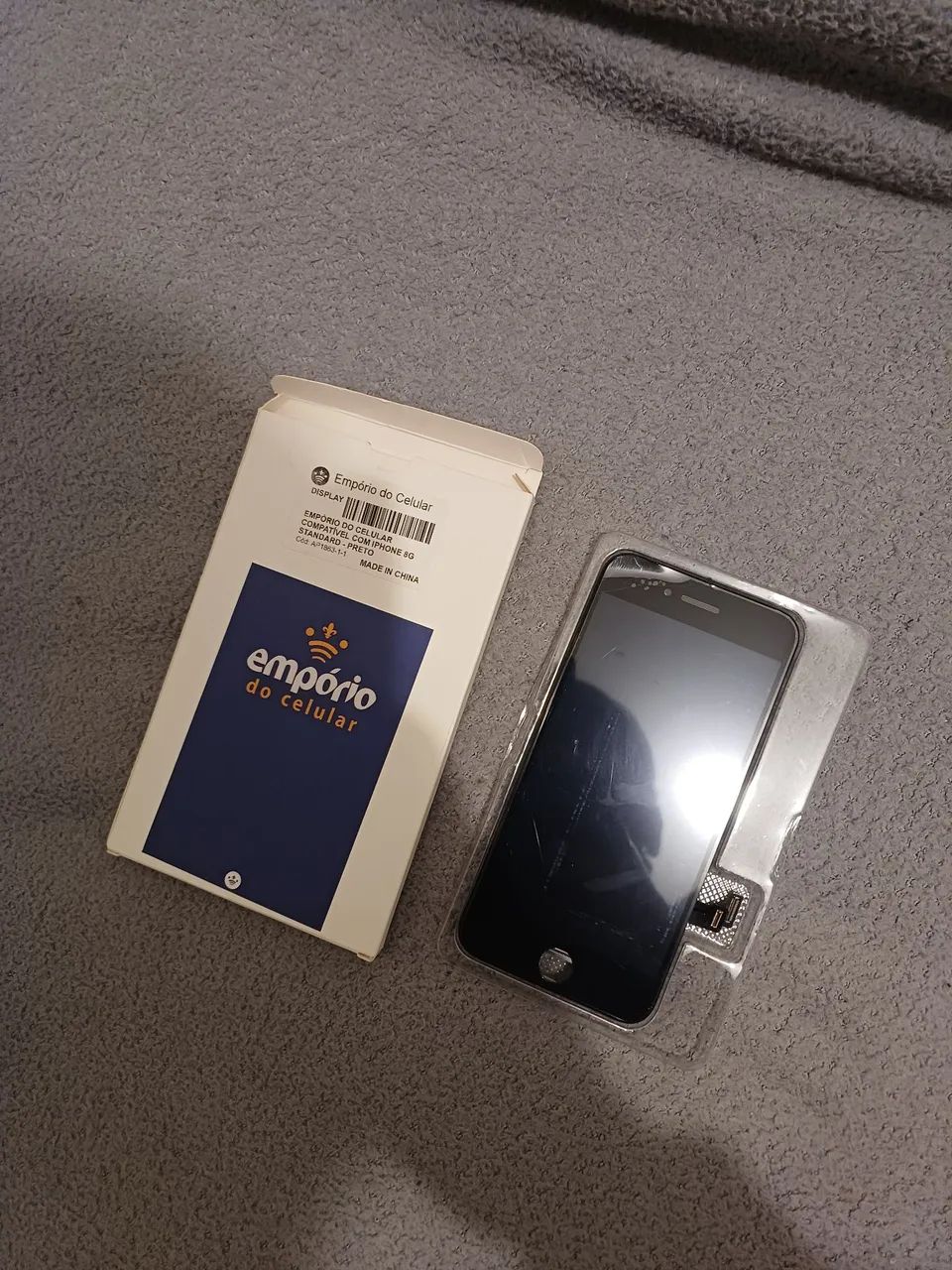 Tela Display Compatível iPhone 8 Preto -Nova na Caixa