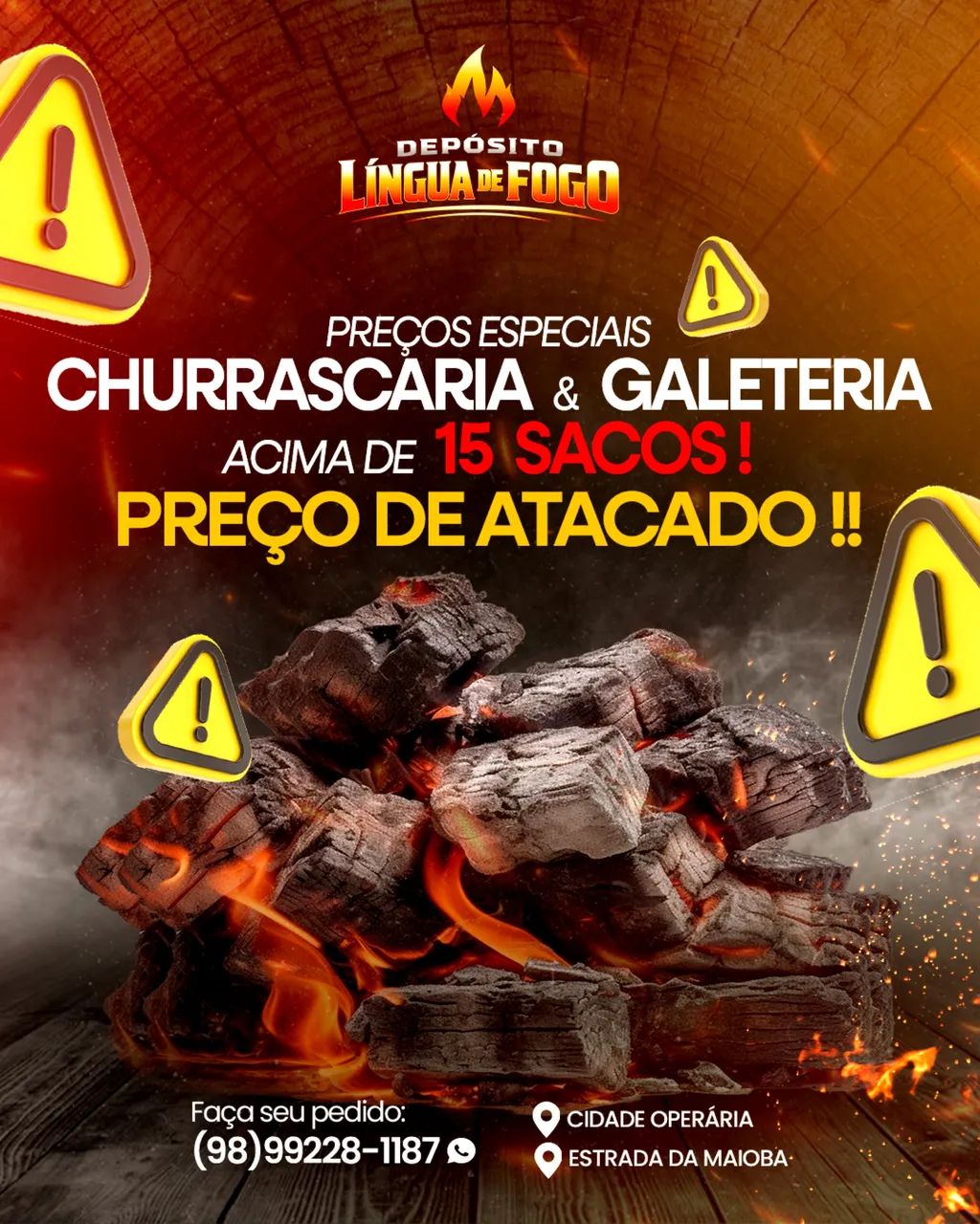 CARVÃO EM ATACADO - Foto 2
