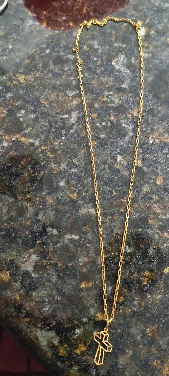 CORRENTE DE OURO 18 COM PINGENTE  - Foto 2