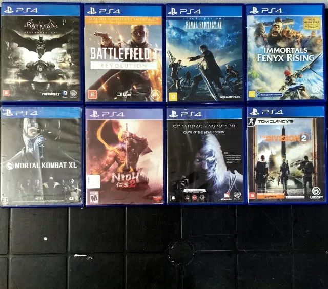 60 reais cada - Jogos PS4 - Ac cartão e Olx pay (temos outros jogos)