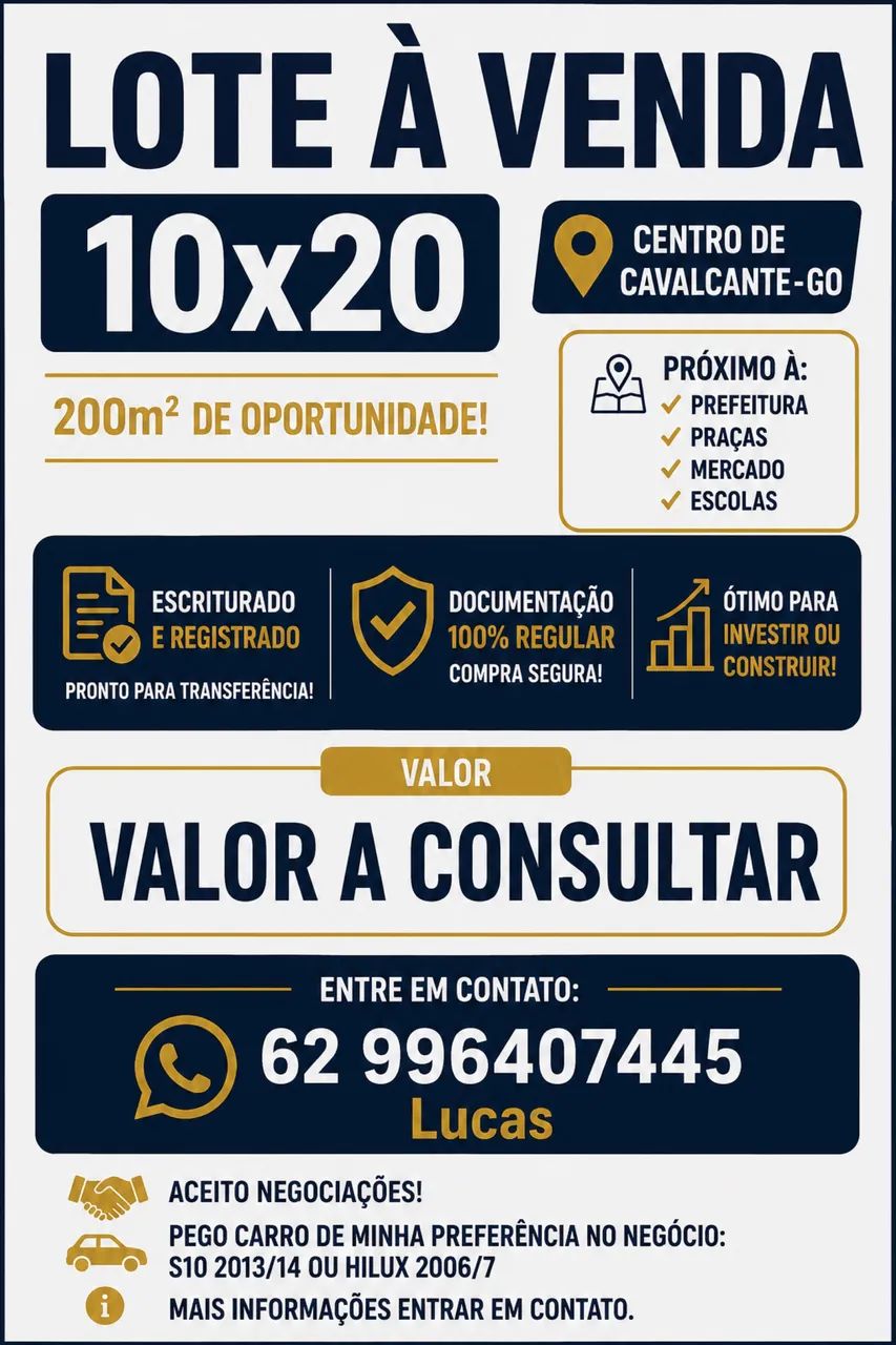 Lote no centro da Cidade 