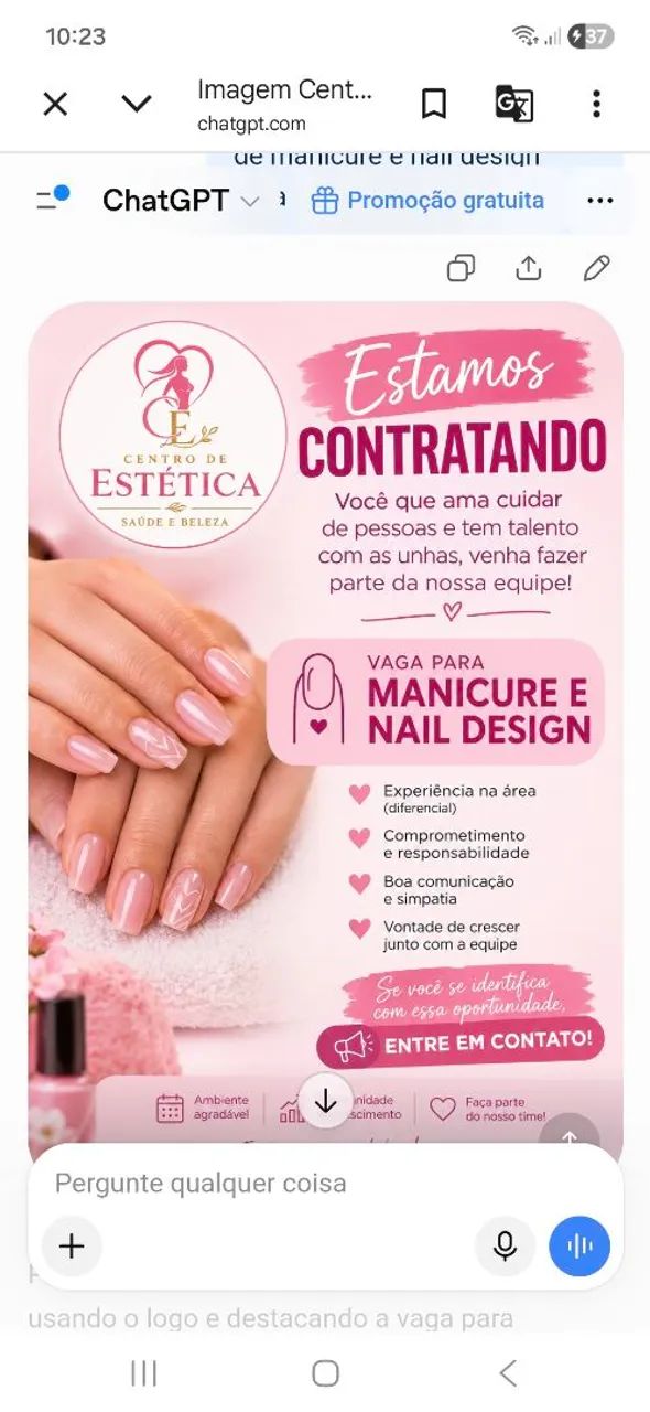 Parceria com nails design 