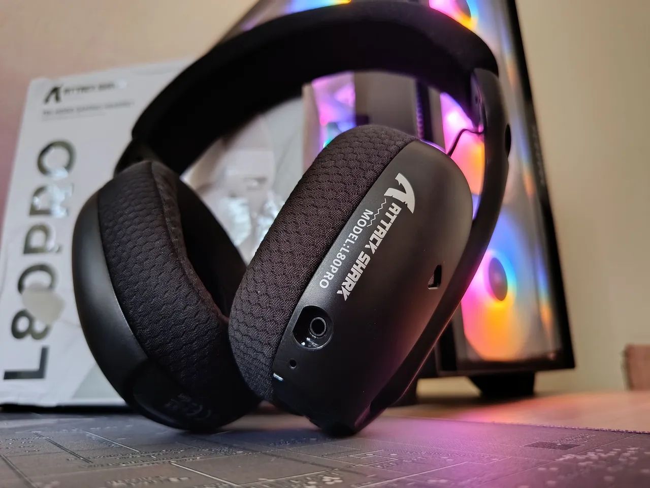 Headset Attack Shark L80 Pro Preto