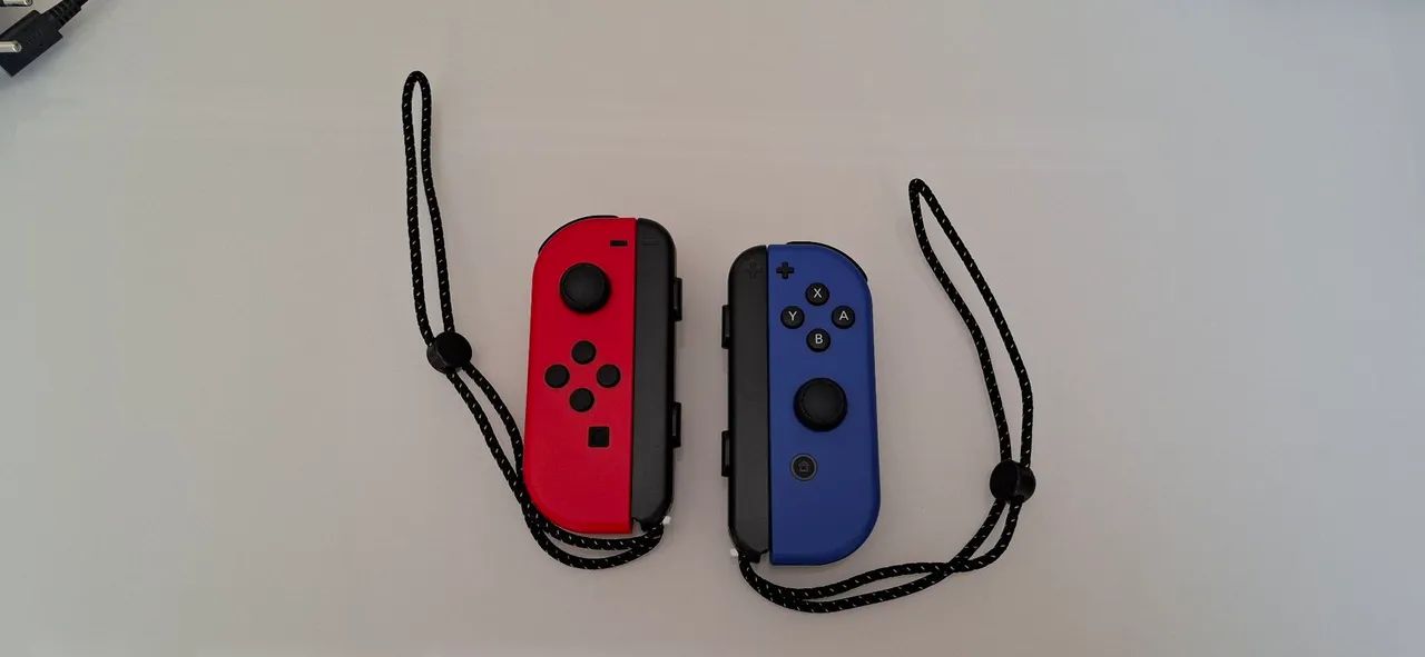Nintendo Switch OLED Branco + Pro Controller + 4 Controles + SD 128GB + Película - Foto 4
