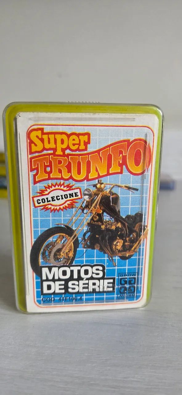 Super Trunfo Motos de Série Zerado Completo