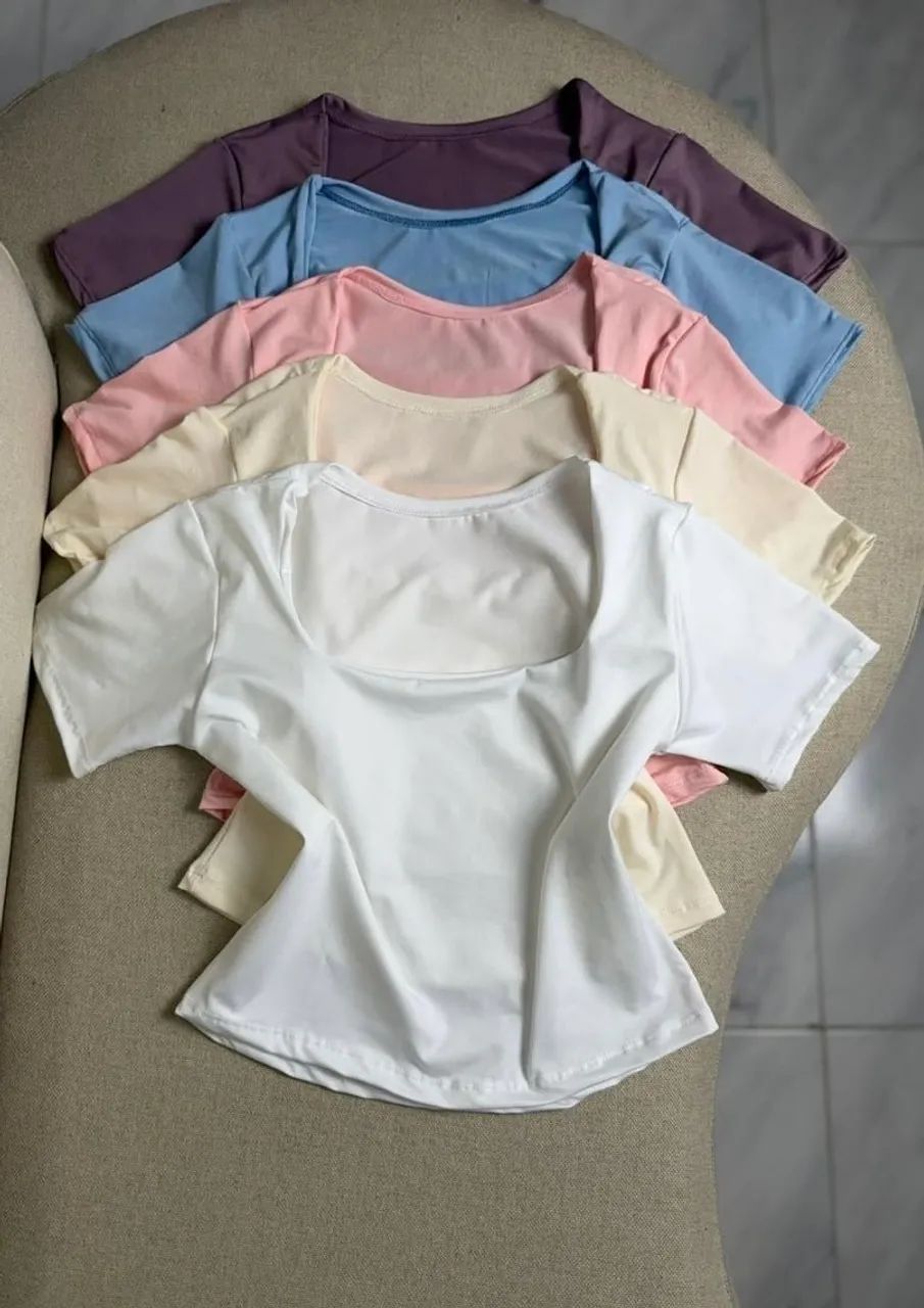 Semi Cropped Feminino em Microfibra  - Foto 2