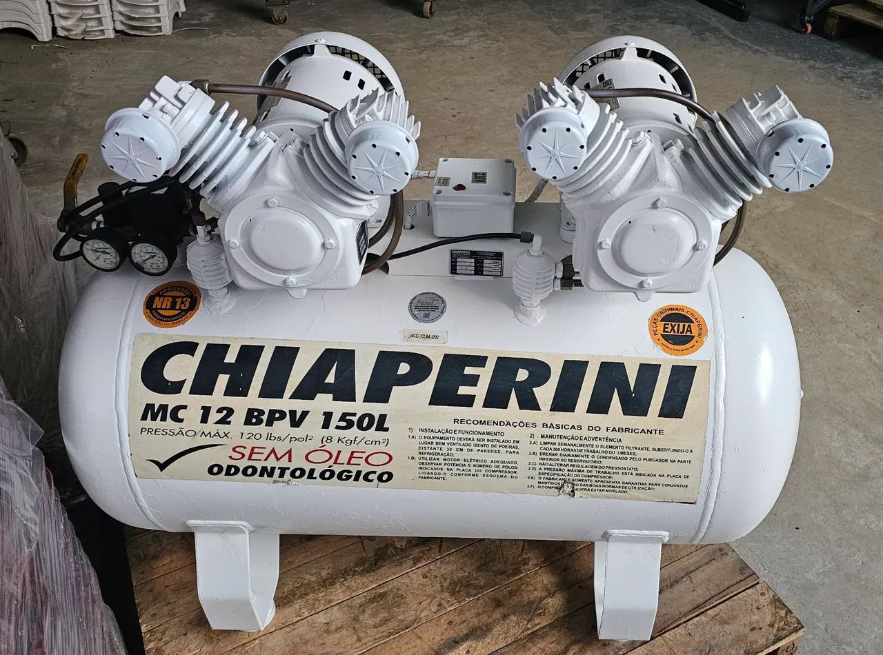 Compressor odontologico  sem óleo 
