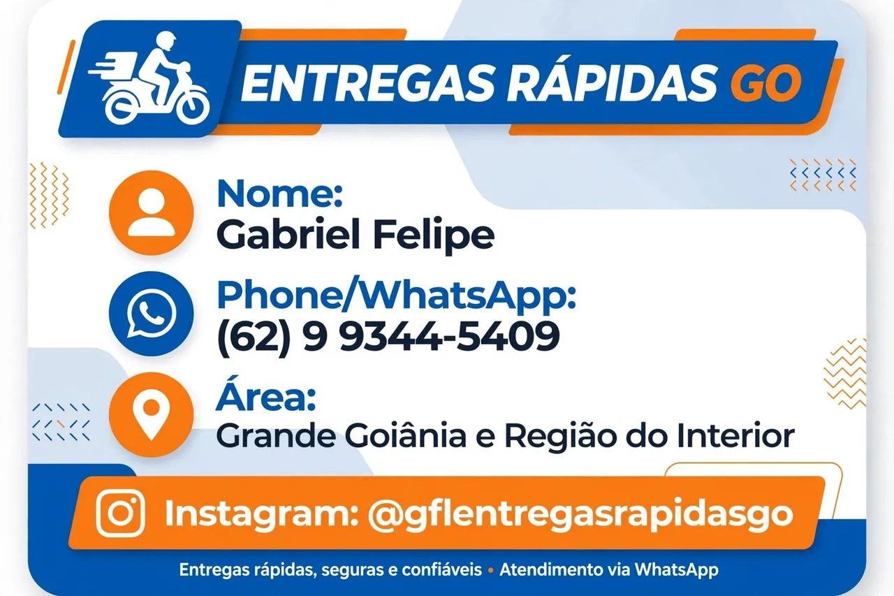 Entrega de pequenas encomendas e documentos com agilidade e segurança..