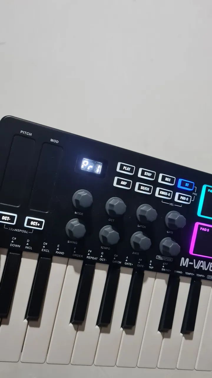 Teclado Midi M-WAVE SMK-25  - Foto 3