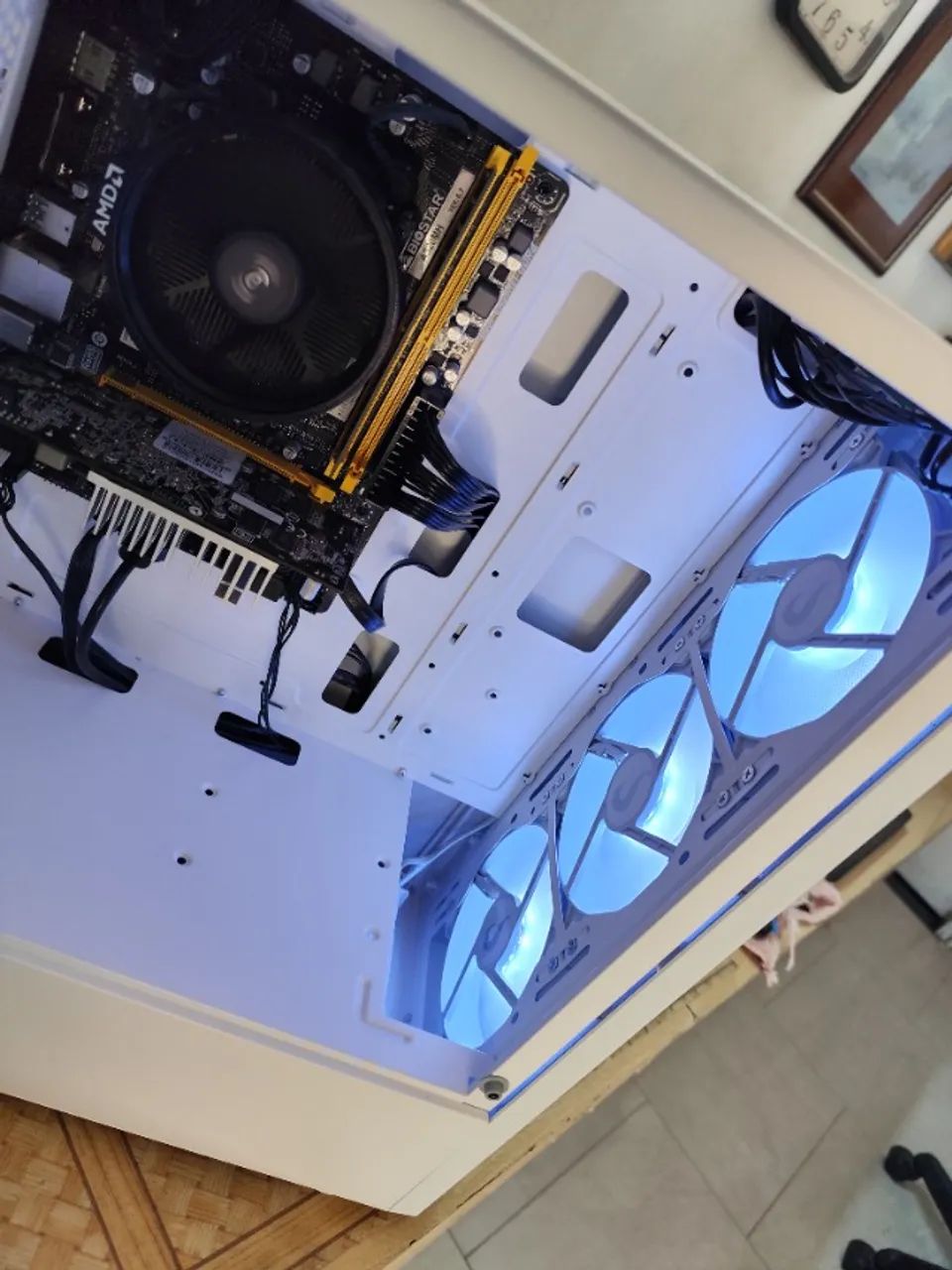 PC Gamer Ryzen 5 1600 8 Gigas DDR4 SSD 128 Gigas Vídeo HD 5450 1 Giga Somos Loja - Foto 5