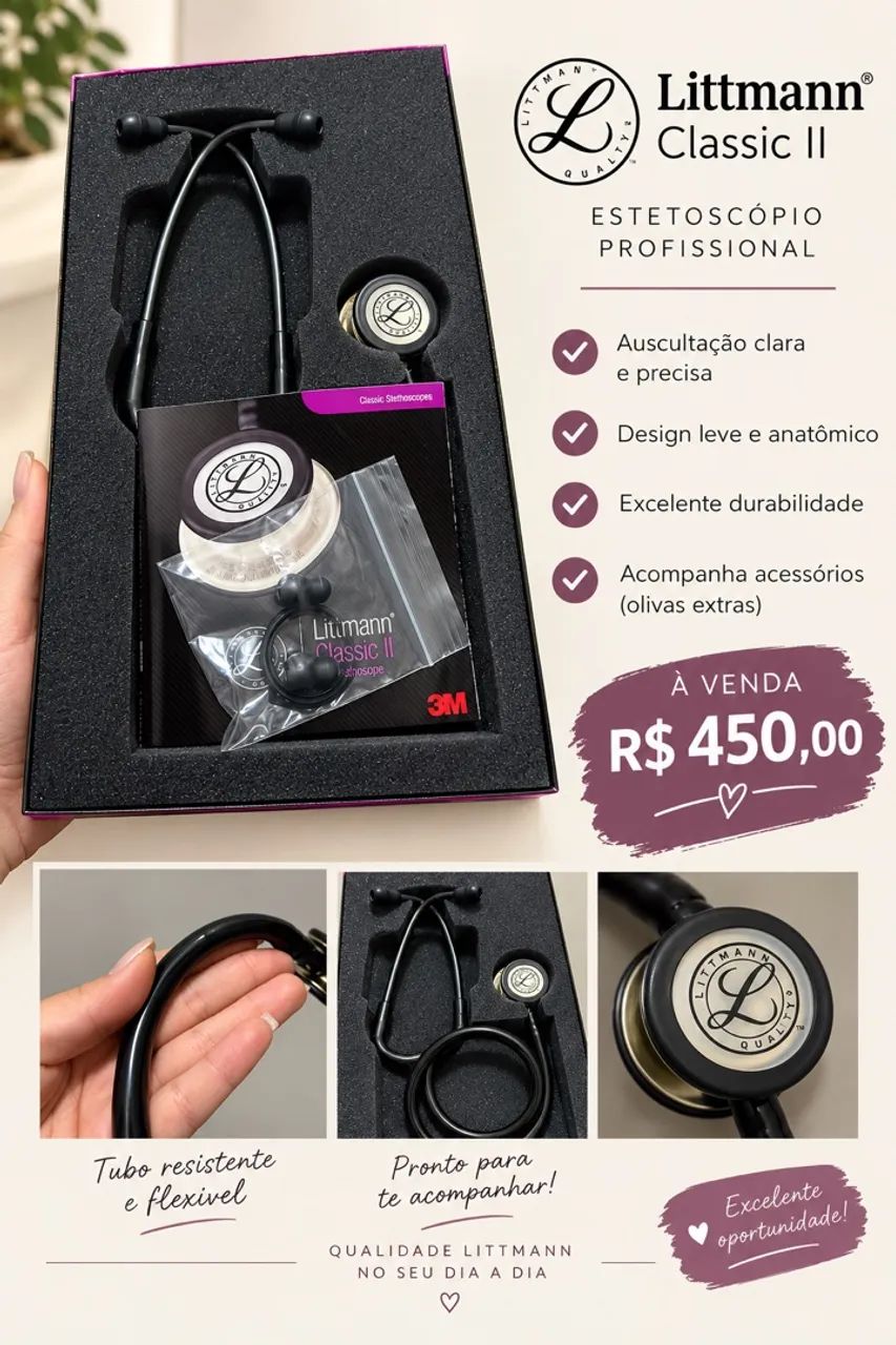 Estetoscópio Profissional Littmann