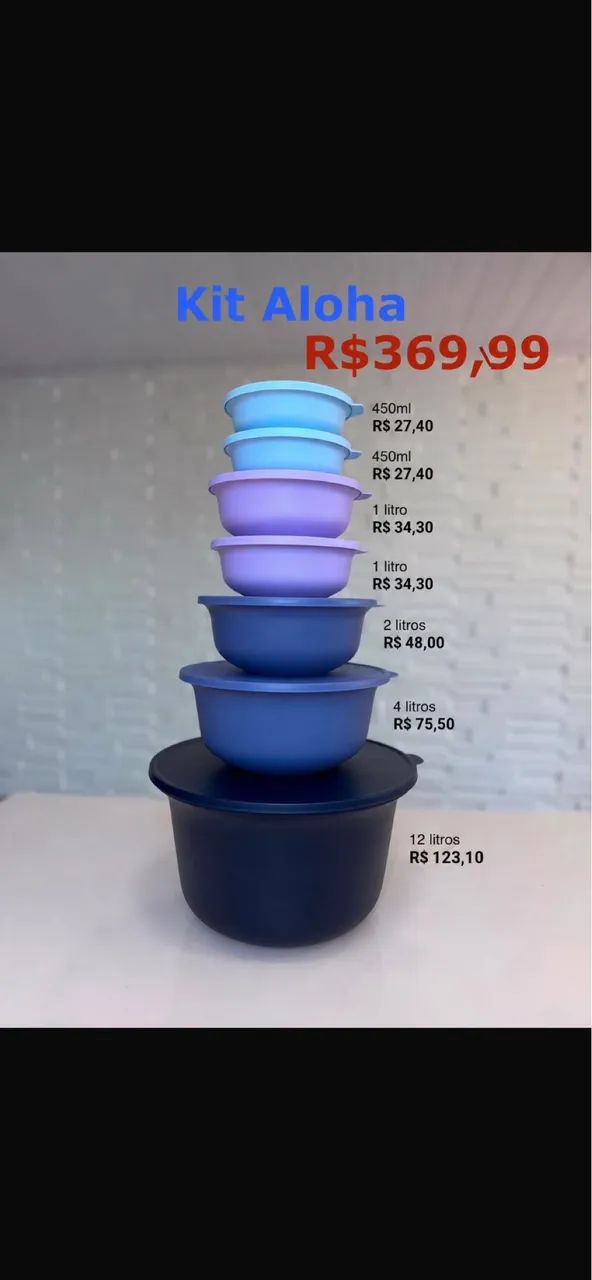 Kit Tupperware Aloha