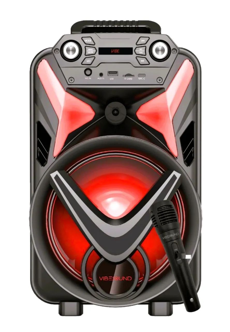 Caixa Bluetooth 340w Vibesound com microfone até 4 horas de Bateria - Foto 4
