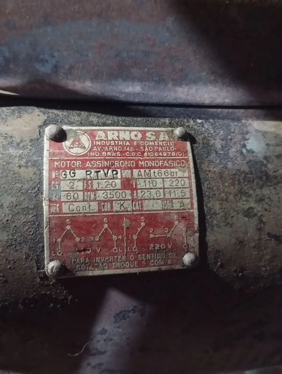 Motor de indução Arno  - Foto 3