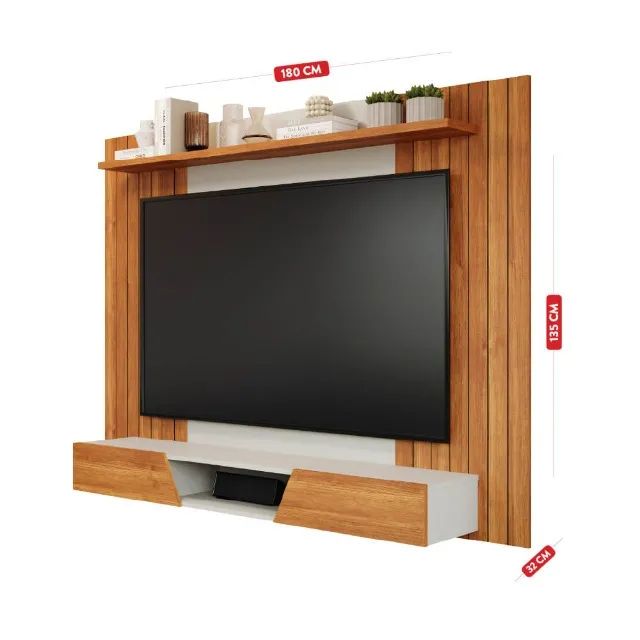Transforme sua sala com o Painel Santiago para TVs de até 70 Polegadas - Foto 2