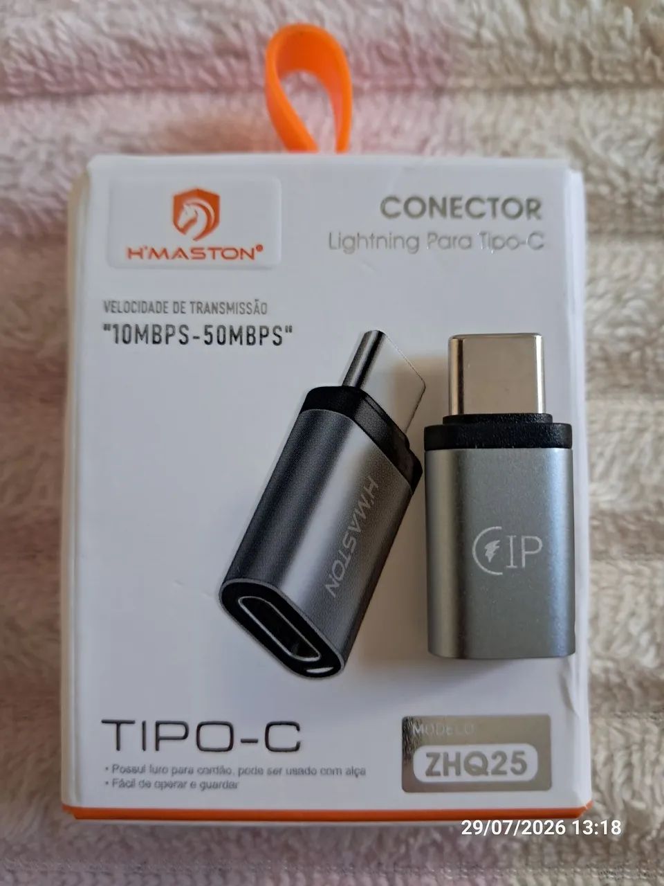 Adaptador tipo-C para lightning