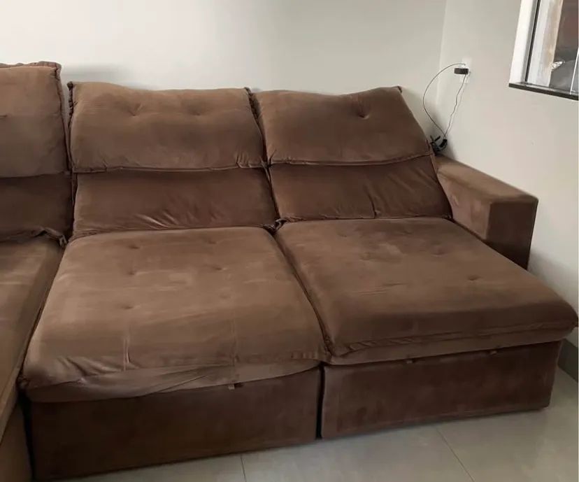 Vendo sofá retrátil reclinável  - Foto 5