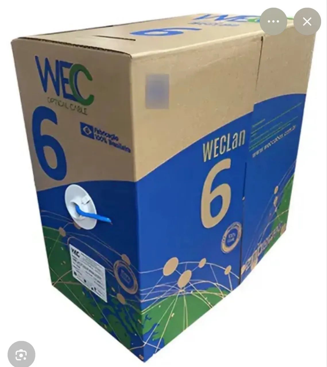CABO DE REDE CAT6 WECLAN 305Metros