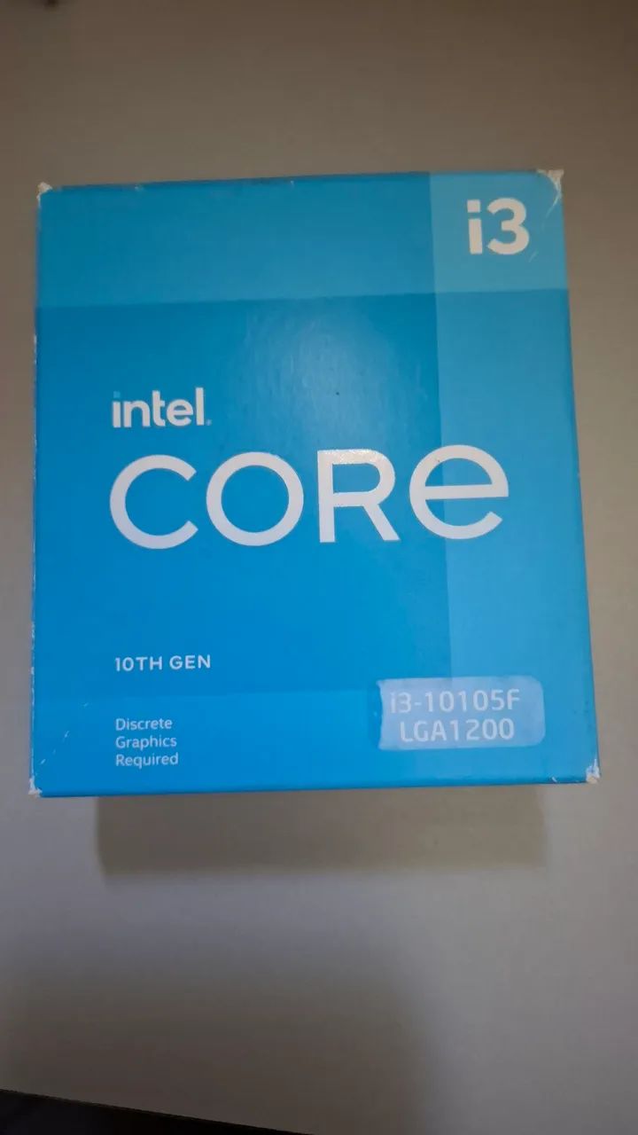 Processador Intel core i3 10105f 