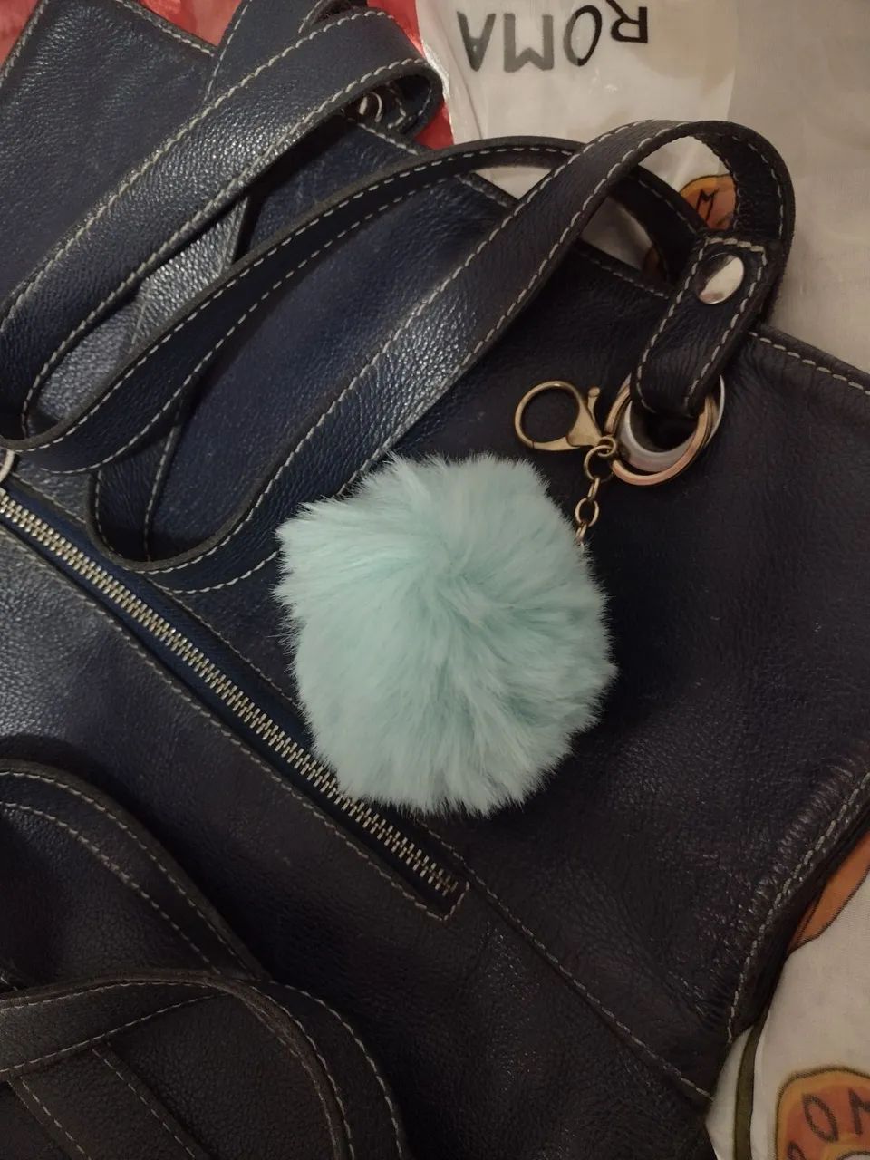 Bolsa grande em couro legítimo - Foto 4