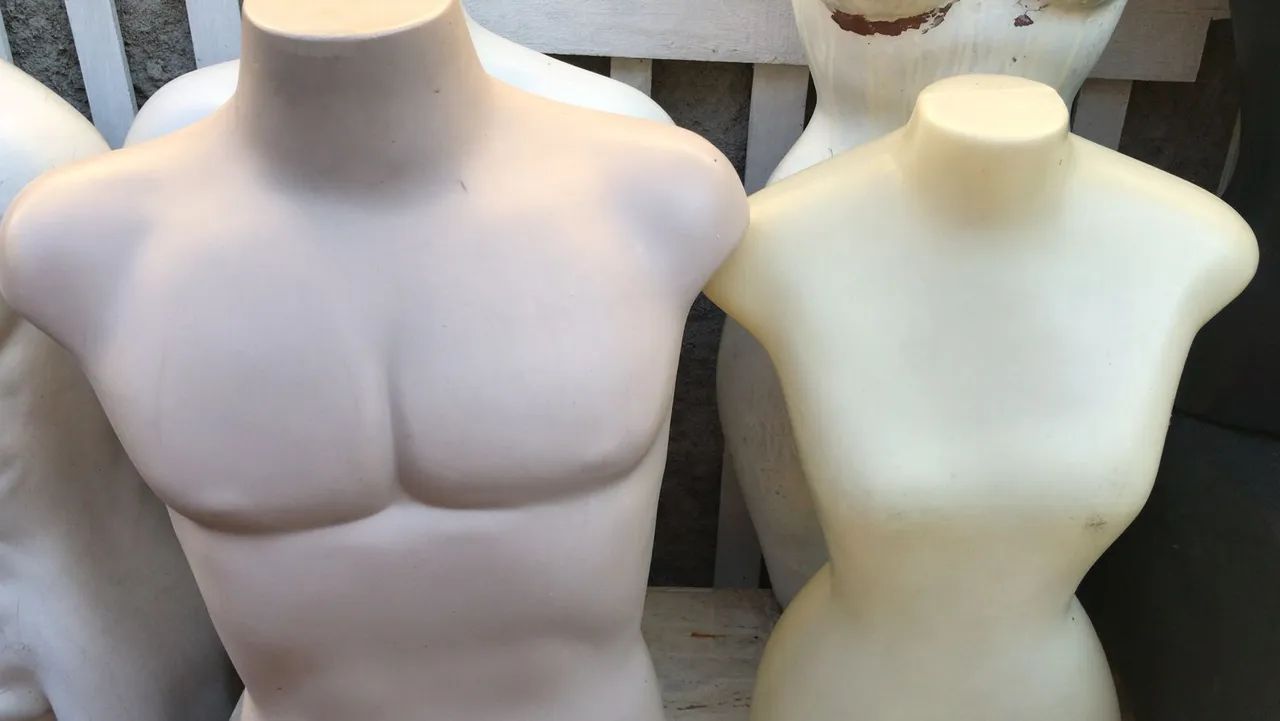 Manequins diversos material: plástico resistente 