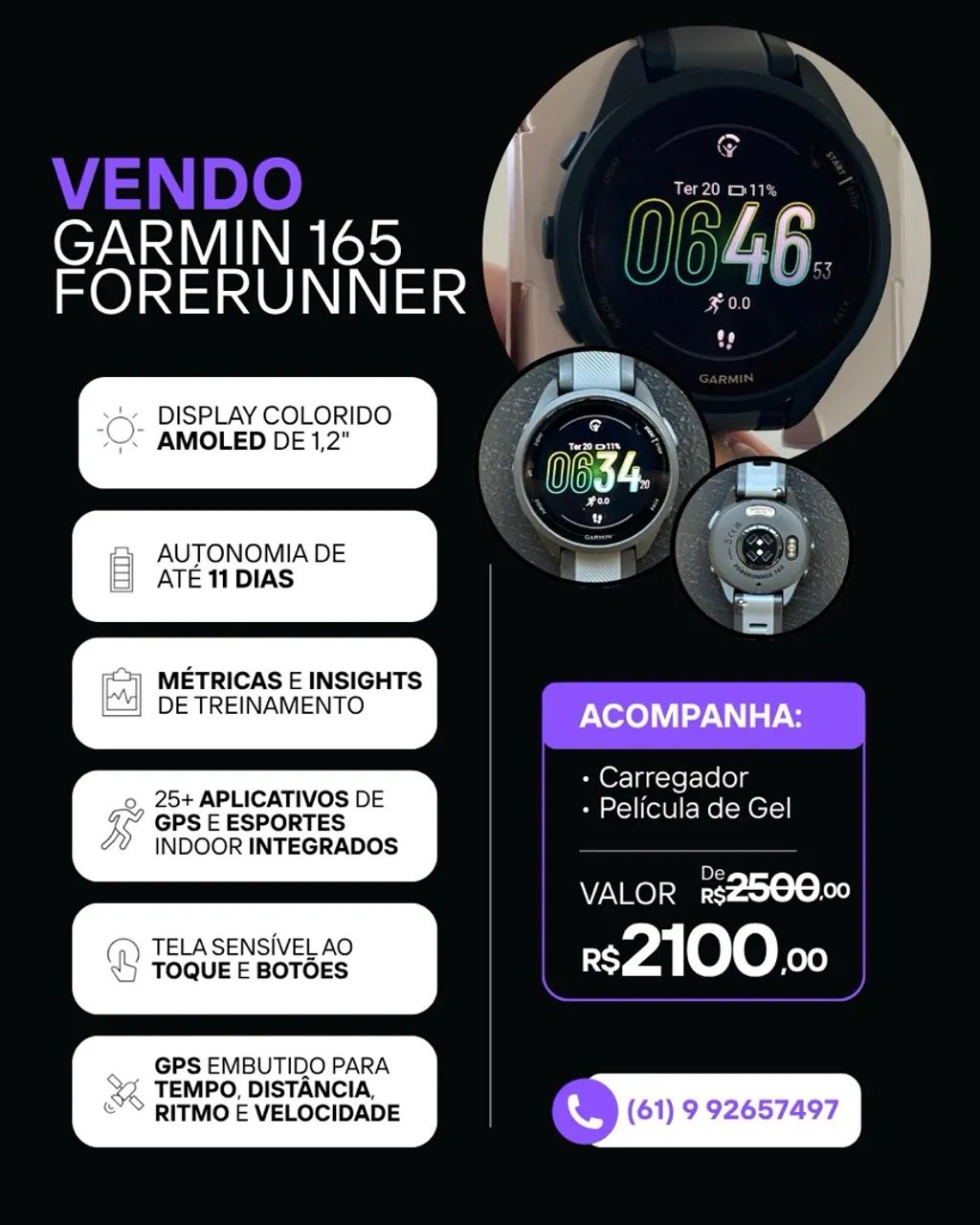 GARMIN FORERUNNER 165